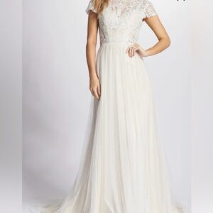 Ti Adora by Allison Webb Elegant White Lace wedding dress